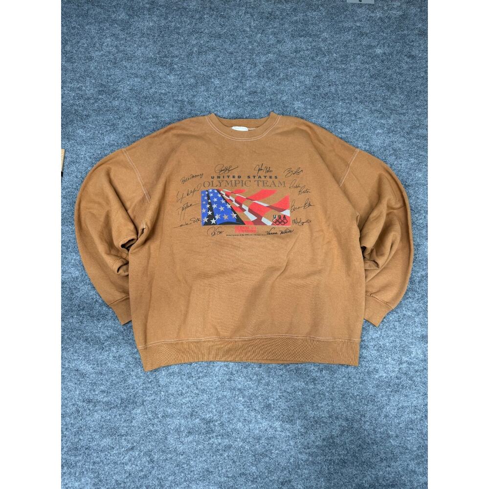 Vintage 1996 Hanes US Olympic Team Wheel Fortune Collective Crewneck Sweatshirt